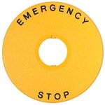 HWAV5F-27, Emergency Stop Switches / E-Stop Switches Sticker EMERGENCY STOP