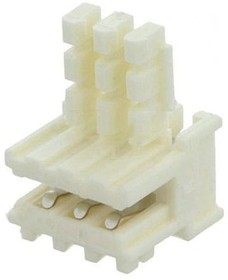 Фото 1/7 1-966194-3, Right Angle Female Edge Connector, Cable Mount, 3-Contacts, 2.5mm Pitch, 1-Row, IDT Termination