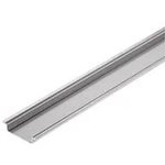 0383400000, Din Rail 1.378" W x 0.295" H (35.00mm x 7.50mm) Unslotted Steel 78.740" (2000.00mm)