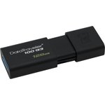 Флеш Диск Kingston 128Gb DataTraveler 100 G3 DT100G3/128GB USB3.0 черный