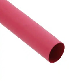 F2211/2 RD105, Heat-Shrink Tubing Polyolefin, 6.35 ... 12.7mm, Red, 1.22m