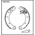 ABS4502, Колодки тормозные барабанные | зад | HCV