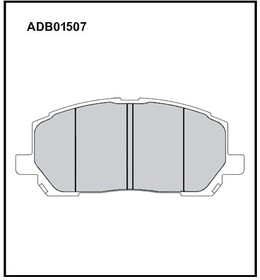 ADB01507, Колодки тормозные дисковые | перед |