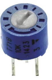 Фото 1/3 T7YB103MT20, 10kΩ, Through Hole Trimmer Potentiometer 0.5W Top Adjust , T7