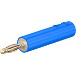 24.0115-23, Blue, Male to Female Test Connector Adapter With Brass contacts and ...