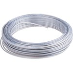 PUN-4X0,75-SI, Compressed Air Pipe Silver Polyurethane 4mm x 50m PUN Series, 152584