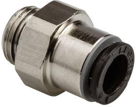 3101 16 17, LF3000 Series Straight Threaded Adaptor, G 3/8 Male to Push In 16 mm, Threaded-to-Tube Connection Style