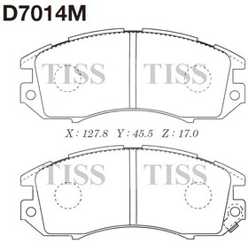 D7014M, D7014M_колодки дисковые передние!\ Subaru Legacy 2.0/2.2 94-99/Impreza 1.6/2.0 96-97