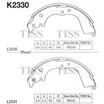 K2330, Колодки тормозные барабанные