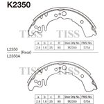 K2350, K2350-01_!колодки барабанные\ Toyota Platz NCP12/SCP11 99