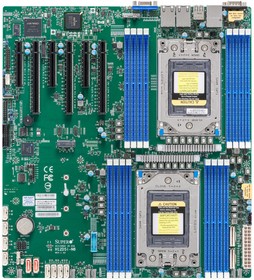 Материнская плата SuperMicro MBD-H12DSI-N6-B Dual AMD EPYC™ 7003/7002 Series Processors, 4TB Registered ECC DDR4 3200MHz SDRAM in 16 DIMMs,