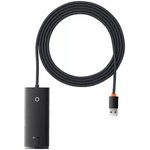 USB-хаб Baseus Lite Series Black (WKQX030101)