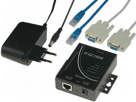 Фото 1/3 WIZ1000, Модуль: Ethernet, 5ВDC, RS232, EU