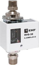 Фото 1/10 Реле перепада давления RVG-30-0.35-2 (0.35 МПа) EKF RVG-30-0.35-2