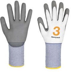 23A 187 70 - 08, SPERIAN Polyurethane-Coated Abrasion Resistant Gloves, size 8