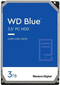 Фото 1/4 Жесткий диск Western Digital Original SATA-III 3Tb WD30EZAZ Blue (5400rpm) 256Mb 3.5"