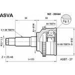 MZ-26A44, ШРУС наружный 30x56x26