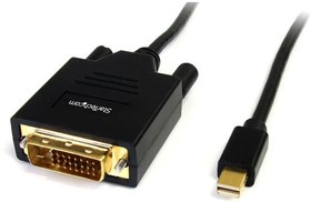 Фото 1/3 MDP2DVIMM6, Mini DisplayPort to DVI Adapter, 1.8m Length - 1920 x 1200 Maximum Resolution