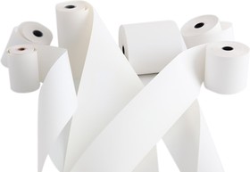 A05856TPR1RS, White Thermal Paper Roll