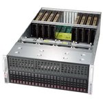 Платформа системного блока SuperMicro SYS-4029GP-TRT3 4U, 2x LGA3647, Intel C622, 24x DDR4, 24x 2.5" SAS/SATA, Single Root System/Singl