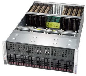 Фото 1/7 Платформа системного блока SuperMicro SYS-4029GP-TRT3 4U, 2x LGA3647, Intel C622, 24x DDR4, 24x 2.5" SAS/SATA, Single Root System/Singl