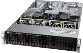 Фото 1/4 Сервер SuperMicro SYS-220U-TNR CPU: Intel 2x 4310 RAM: SK 16x 32G SSD: Intel 1x 3.84TB