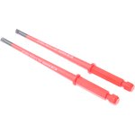 8710SL-2P, Pozidriv Screwdriver Blade, PZ1 Tip, 100 mm Blade, VDE/1000V