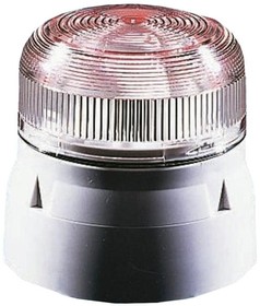 Фото 1/2 QBS-0019, Flashguard QBS Series Clear Flashing Beacon, 230 V ac, Surface Mount, Xenon Bulb