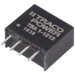 TBA 1-1212, Isolated DC/DC Converters - Through Hole Encapsulated SIP-4 ...