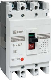 mccb99-100-40m-ma, Выключатель автоматический в литом корпусе ВА-99М 100/40А 3P 35кА с электромагнитным расцепителем