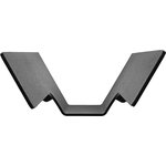 38-0684, Wall-mounted screwdriver holder, straight, black