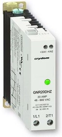GNR10AHZ, Solid State Relay - Relay Configuration - 180-260 VAC Control Voltage Range - 10 A Maximum Load Current - 24-280 ...