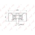Направляющий ролик / Приводной LYNXauto PB-7043