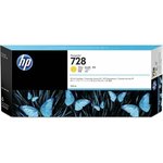 Картридж струйный HP 728 F9K15A желтый (300мл) для HP DJ T730/T830