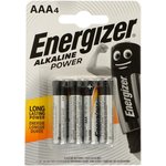 Батарейка Energizer MAX E92/AAA BP4 LR03/4BL MAX 4 шт E300157303