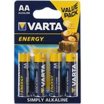 Батарейки Varta Energy 4106 AA BL4 4pcs/Pack