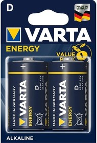 Батарейка Varta ENERGY LR20 D B2 2pcs/Pack
