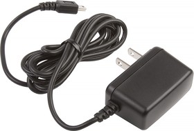 VEL05US050-US-MB, Wall Mount AC Adapters Fixed Plug Adapter, 5W, Mini USB, Level VI