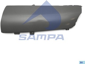 Фото 1/3 18300028, Панель VOLVO FH кабины угловая правая SAMPA