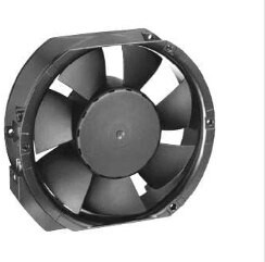 Фото 1/4 6424H, DC Fans Tubeaxial Fan, 172x150x51mm, 24VDC, 282.5CFM, 26W, 63dBA, 4000RPM, Ball Bearing