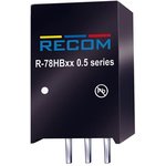 R-78HB15-0.5, DC-DC Switching Regulator - 20 to 72VDC Input - 15VDC@0.5A Output ...