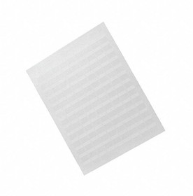 S075X075YAJ, White Print-On Area, Polyester Label For 18 - 14 Awg Wire.