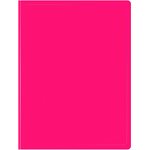 Папка с 30 прозр.вклад. Бюрократ Double Neon DNE07V30PINK A4 пластик 0.7мм розовый