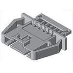 70107-5040, SL Male Connector Housing, 2.54mm Pitch, 6 Way, 1 Row