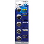 Батарейки Pleomax CR1620-5BL Lithium