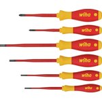 35389, Phillips; Slotted Insulated Screwdriver Set, 6-Piece