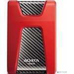 A-Data Portable HDD 1Tb HD650 AHD650-1TU31-CRD {USB 3.1, 2.5", Red} Shockproof Slim