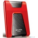 A-Data Portable HDD 1Tb HD650 AHD650-1TU31-CRD {USB 3.1, 2.5", Red} Shockproof Slim