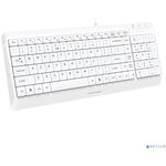 Клавиатура + мышь A4Tech Fstyler F1512 клав:белый мышь:белый USB (F1512 WHITE)