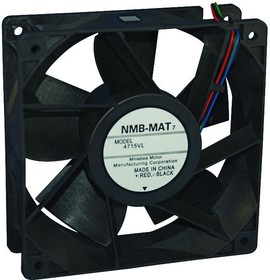 4715VL-07W-B80-E00, AXIAL FAN,120MM,48V, 243.2CFM,66dBA